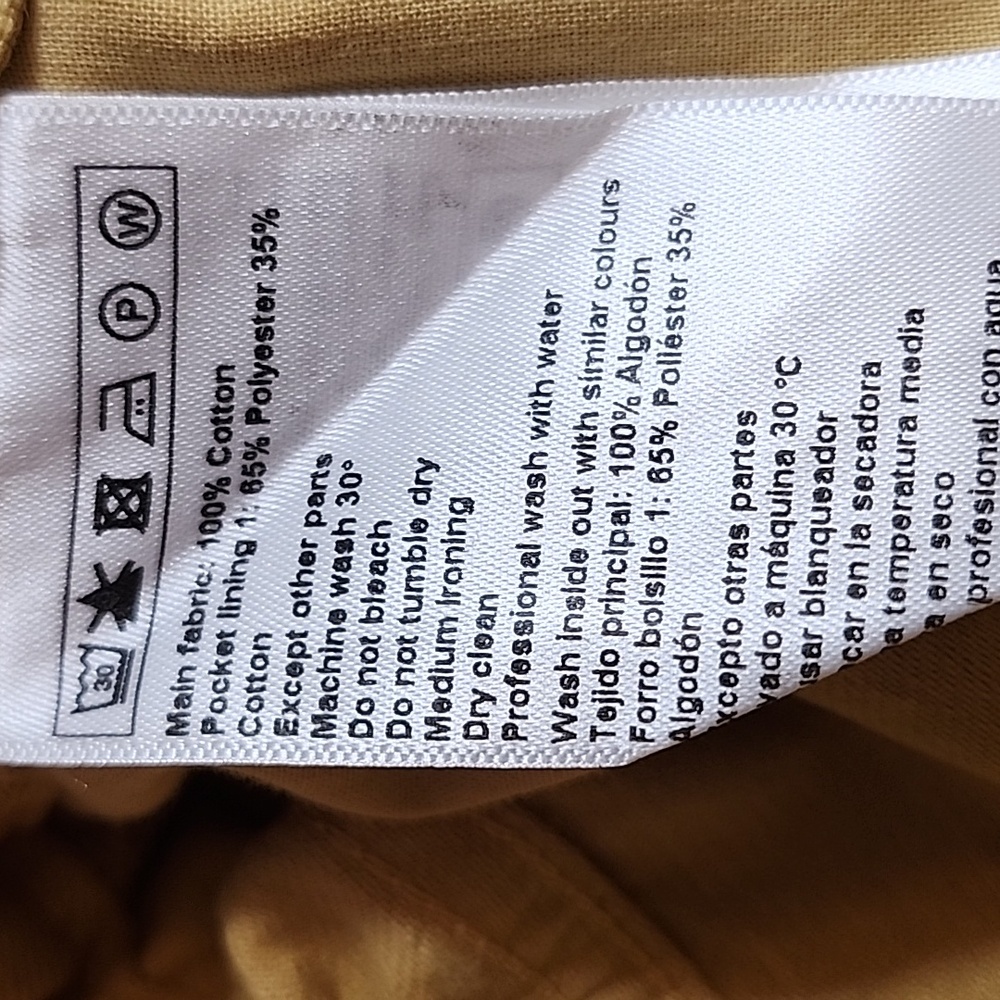 Ba&sh Paperbag Lady pants Jalia yellow buttery Size 2 - Picture 16 of 16